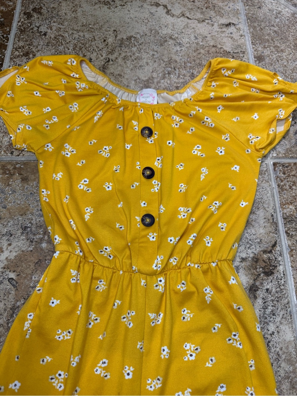 Sunshine Floral Button-Front Jumpsuit - Picture 3 of 6